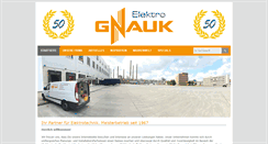 Desktop Screenshot of elektro-gnauk.de